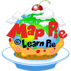 MapPie: geography learning-icoon