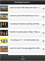 Top Ranked Learn to Count Vids Cartaz