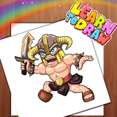 How To Draw Clash Of Clans icon