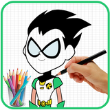 How to draw - Titans Go icône