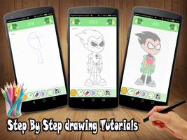 How to draw - Titans Go Affiche