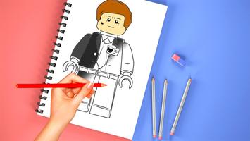 How to Draw Lego Toys Affiche
