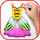 Learn to Draw Dresses أيقونة