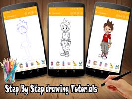 How To Draw Yo Kai Watch characters ảnh chụp màn hình 1