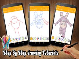 How To Draw FNAF - drawing 5 nights at freddy's capture d'écran 2