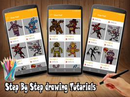 How To Draw FNAF - drawing 5 nights at freddy's capture d'écran 3