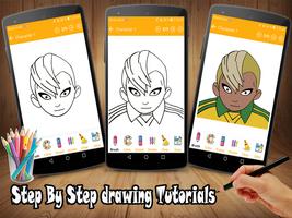 How To Draw Inazuma Eleven Go ภาพหน้าจอ 2