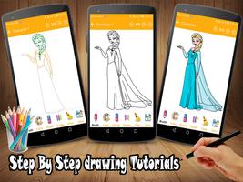 How To Draw Princess - Drawing Princess Affiche