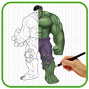 How To Draw Hulk - Step By Step Easy APK