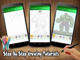 How To Draw Hulk - Step By Step Easy poster