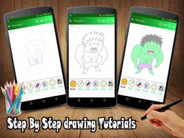 How To Draw Hulk - Step By Step Easy screenshot 3