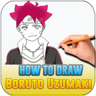 How to Draw Boruto Characters From Naruto Anime ไอคอน