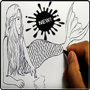 learn to draw mermaid APK