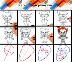 learn to draw pennywise capture d'écran 1