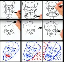 learn to draw pennywise capture d'écran 2