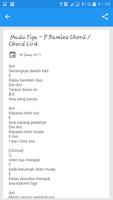 Kunci dan Lirik Lagu Malaysia capture d'écran 3