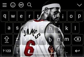 LeBron James Keyboard Basketball capture d'écran 1