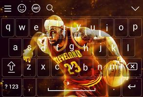 LeBron James Keyboard Basketball capture d'écran 2