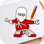 How to Draw lego Zeichen