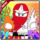 Coloring book for Lego Ninjago Fans أيقونة