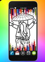 Coloring book for Lego Ninjago Fans الملصق