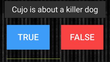 Horror Movies - True or False الملصق