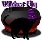 Witches fly icon