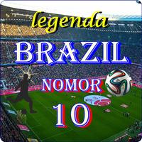 Legenda Brazil Nomor Punggung 10 capture d'écran 1