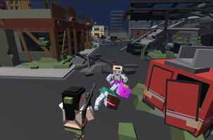 Pixel block: strike gun 3d Affiche