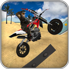 Motocross Beach Jumping Fun icône