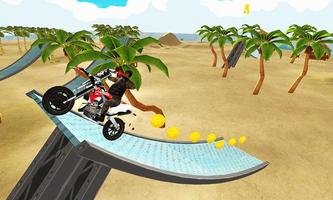 Motocross Beach Jumping Fun Affiche