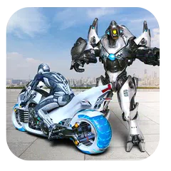 Baixar Futuristic Bike Transformer Robot Games APK