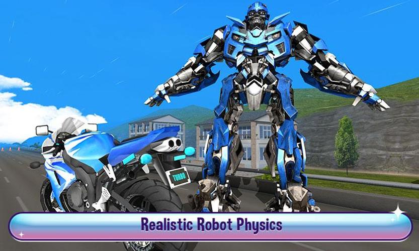 Futuristic Bike Transformer Robot Games APK for Android Download