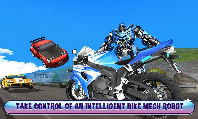 Futuristic Bike Transformer Robot Games APK for Android Download