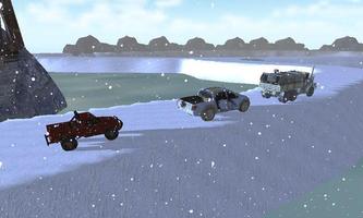 Offroad Snow Truck Driving Affiche