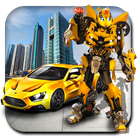 Real Robot Car Transformer Battle ícone