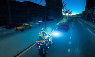 City Moto Bike Racer syot layar 3