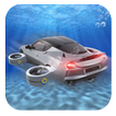 Schwimmende Unterwasser-Auto-