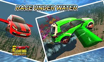 Floating Car Driving 3D: Underwater Games 2018 Ekran Görüntüsü 1