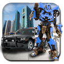 Police Robot Car Transformer APK