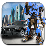 Police Robot Car Battle icon