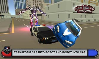 Police Robot Car Battle capture d'écran 1