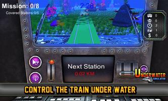 Underwater Train Simulator Affiche