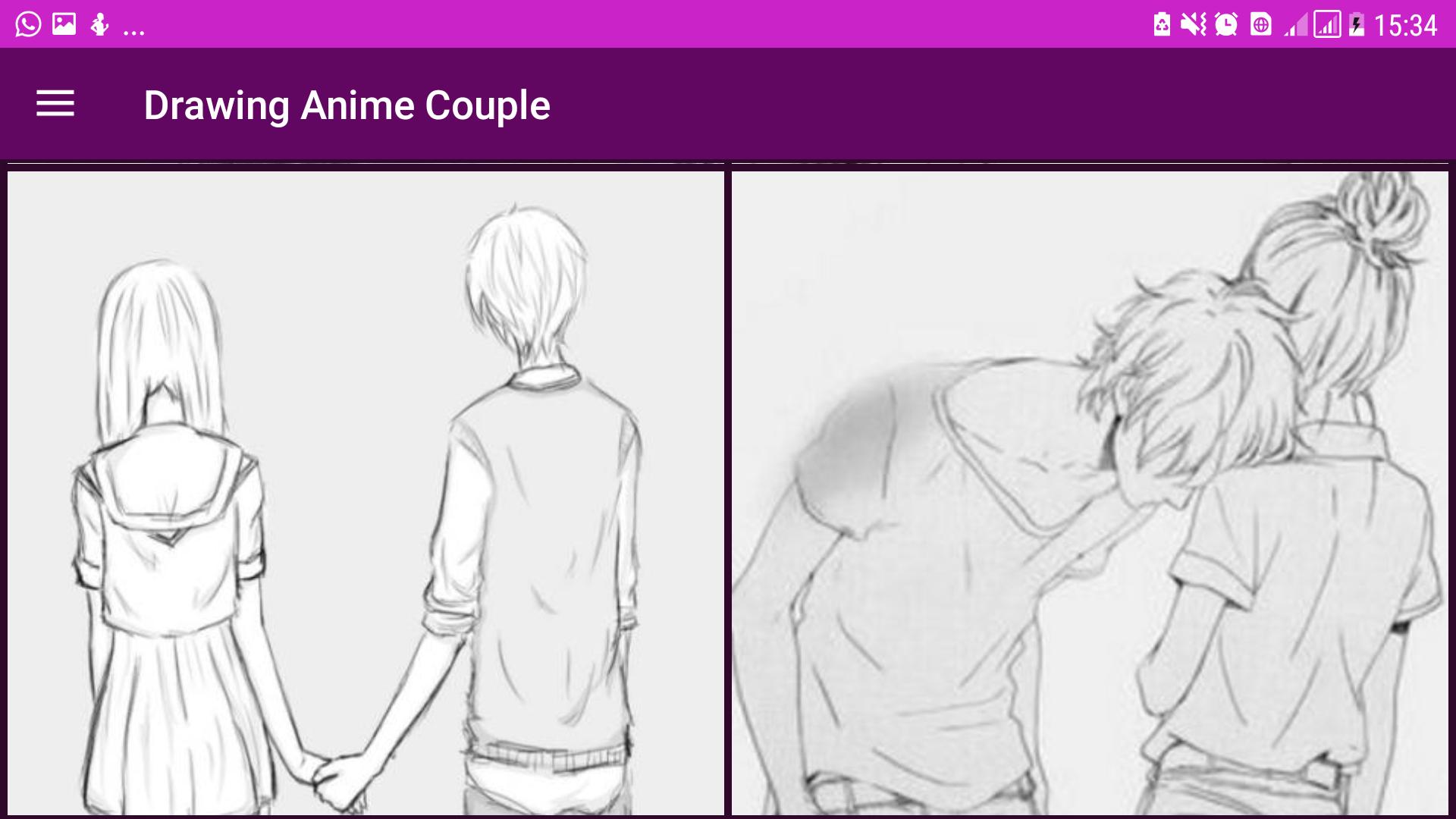 How to Draw Anime Couple স্ক্রিনশট 6.
