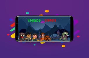 Legends Vs Zombies Plakat