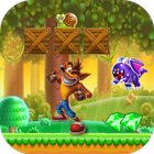 super bandicoot adventure jungle crash-icoon