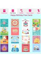 Happy Birthday Card & Wishes syot layar 3