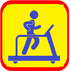 운동과 물마시기 및 몸무게 등 건강관리 ikona