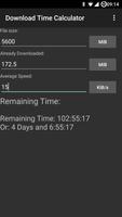 Download Time Calculator plakat