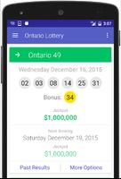 Results for Ontario Lottery capture d'écran 1